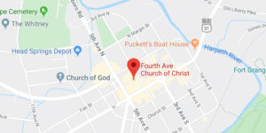 4th Ave Church Map